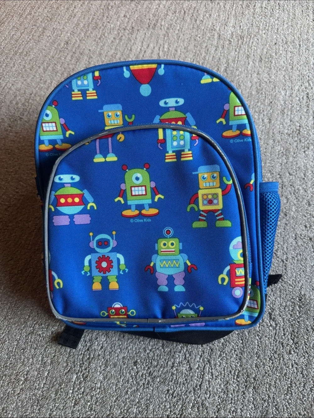 Wildling Blue Robot Kids Backpack